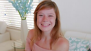 Cute Teen Redhead With Freckles Orgasms During Shipwreck throw off POV
